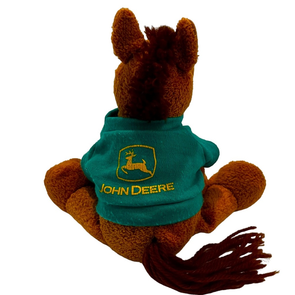 John Deere plush horse 6”